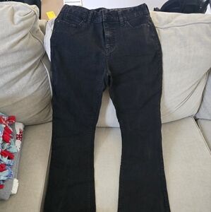 Jennifer Lopez Black Flare Jeans